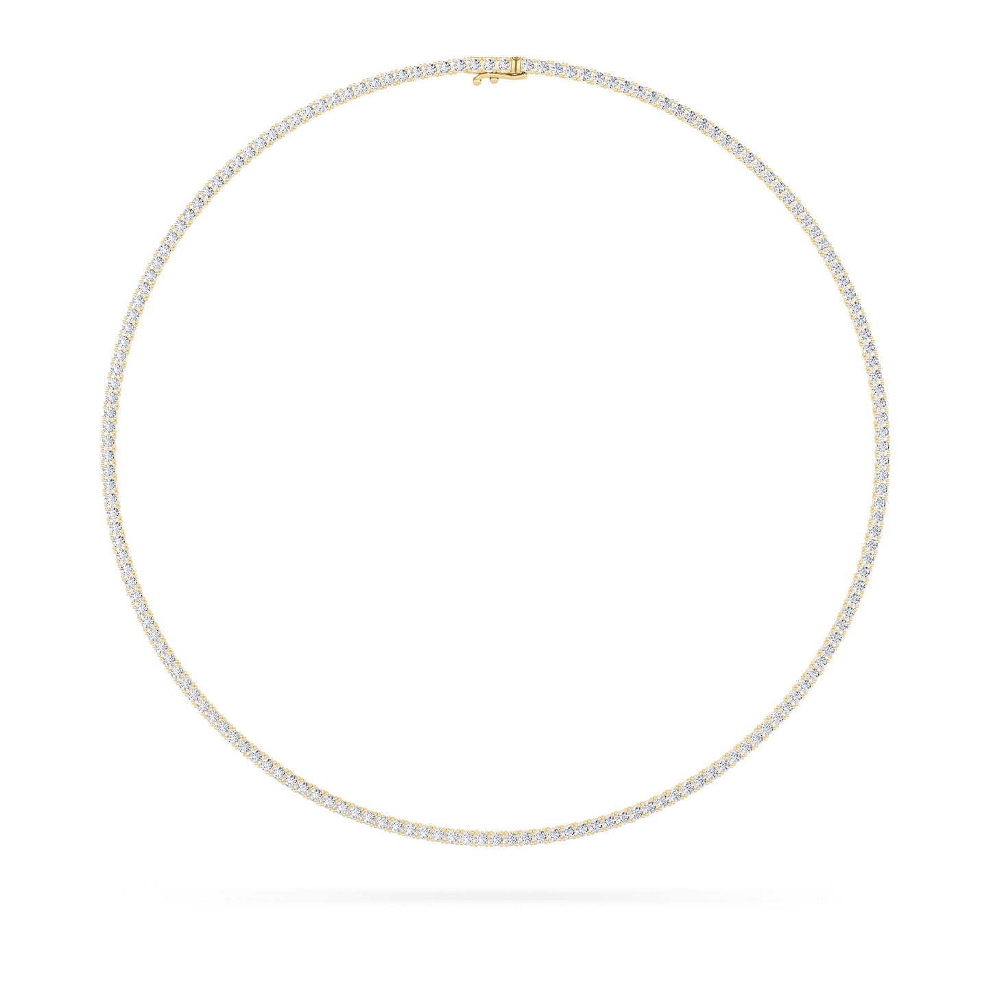Round Timeless Tennis Necklace