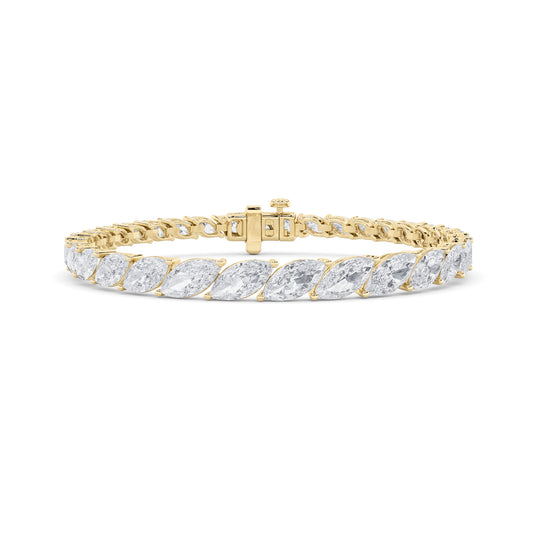 Fancy Shape Tennis Bracelet - Marquise