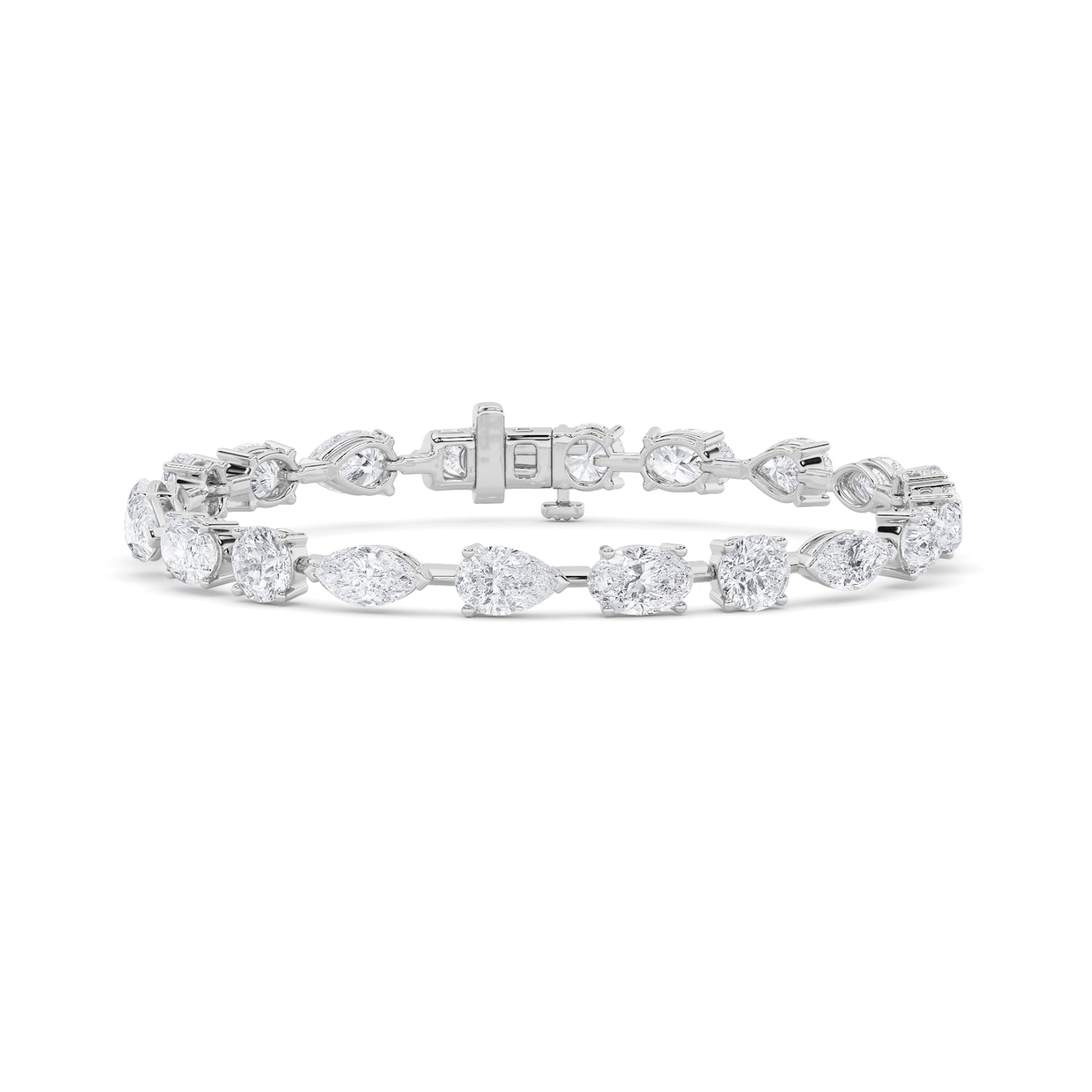 Mixed Fancy Cut Diamond Tennis Bracelet