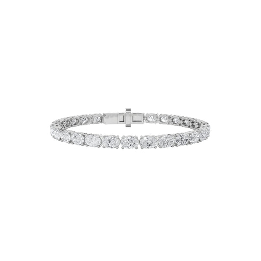 Timeless Diamond Tennis Bracelet - Oval Cut (East-West)