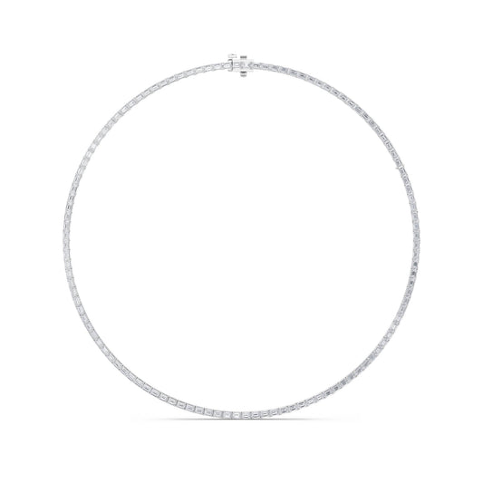 Emerald Cut Timeless Tennis Necklace