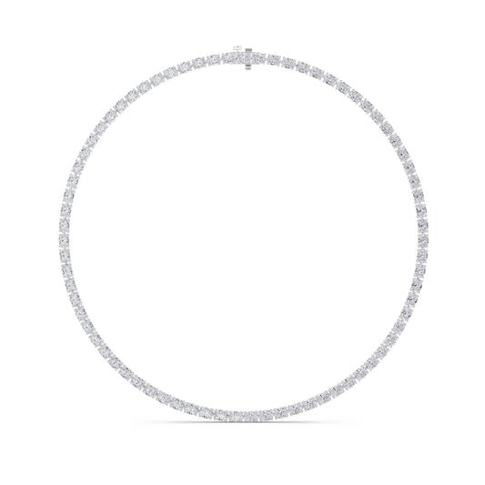 Oval Timeless Tennis Necklace