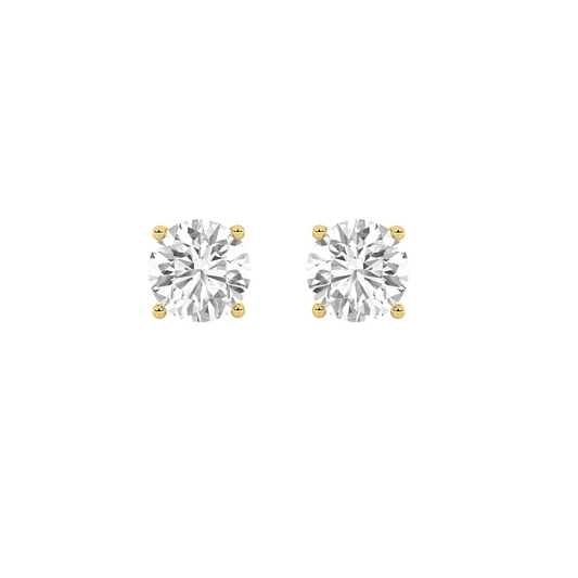 Classic Diamond Studs - Round