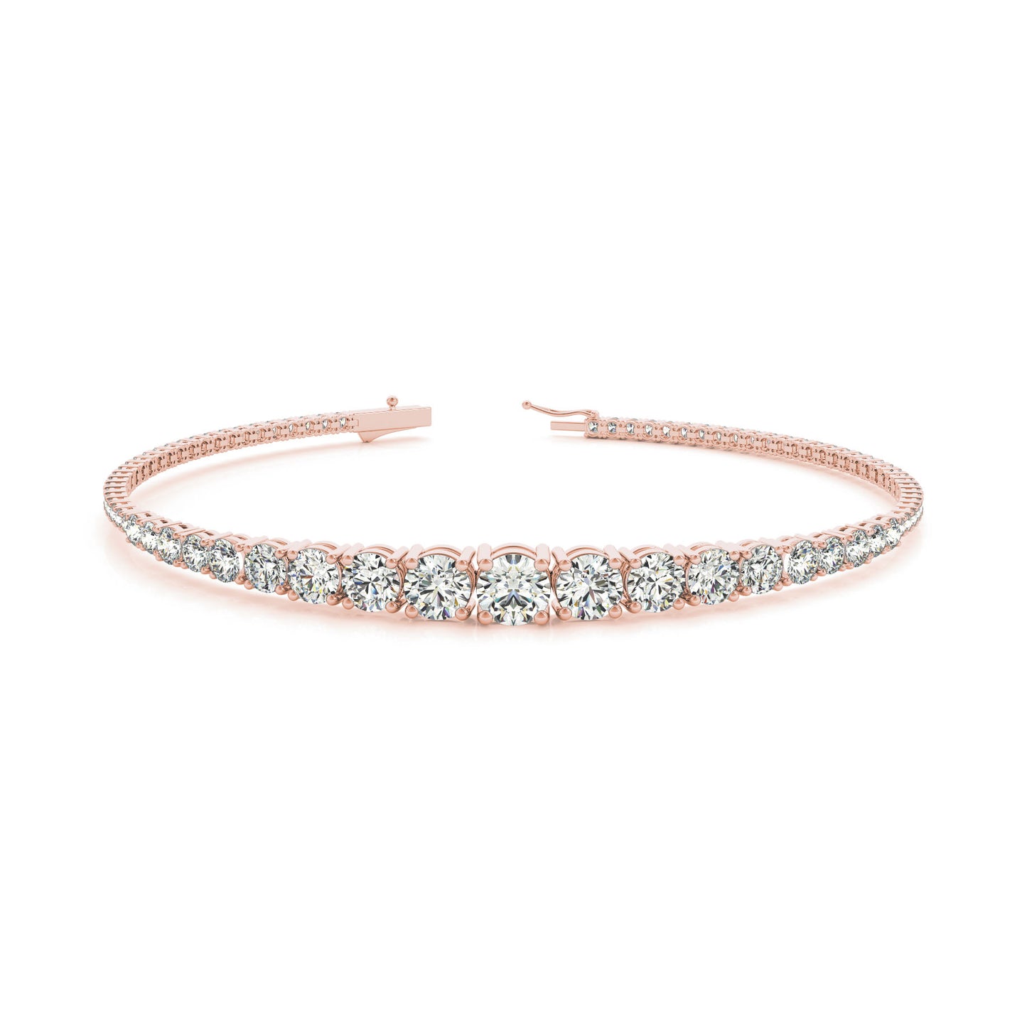Diamond Graduated Tennis Bracelet