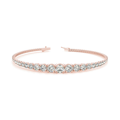 Diamond Graduated Tennis Bracelet