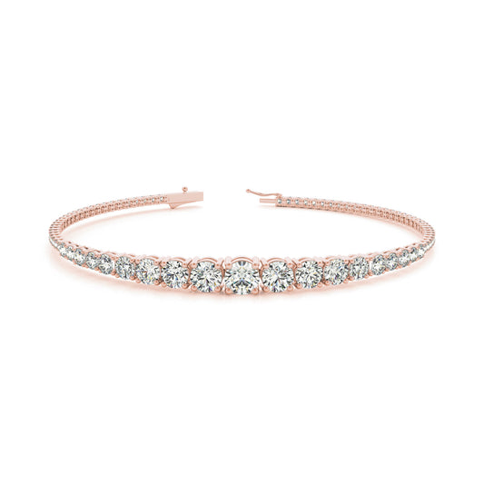 Diamond Graduated Tennis Bracelet