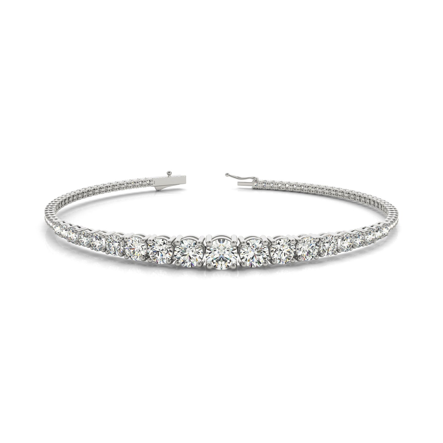 Diamond Graduated Tennis Bracelet
