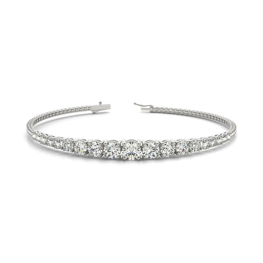 Diamond Graduated Tennis Bracelet